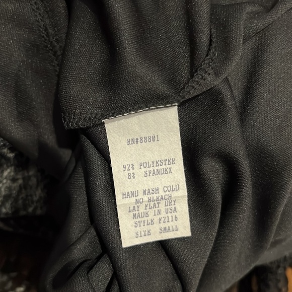 NWT Kay Celine Women’s Black Blouse Size Small - Picture 4 of 4